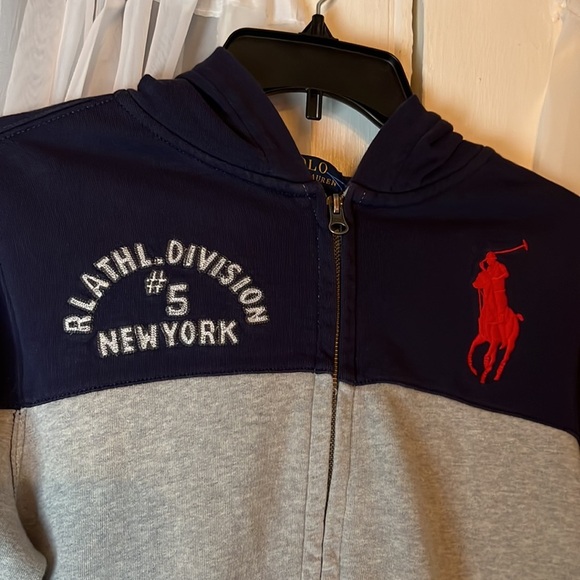 Polo Ralph Lauren Big Pony Full Zip Jacket Boys Large 14-16 - Picture 2 of 9
